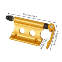 Bike Fork Mount  Fast-Release Clamp Holder Countersunk Holes Fast-Release Fork Clamp Space-Efficient Bike Part