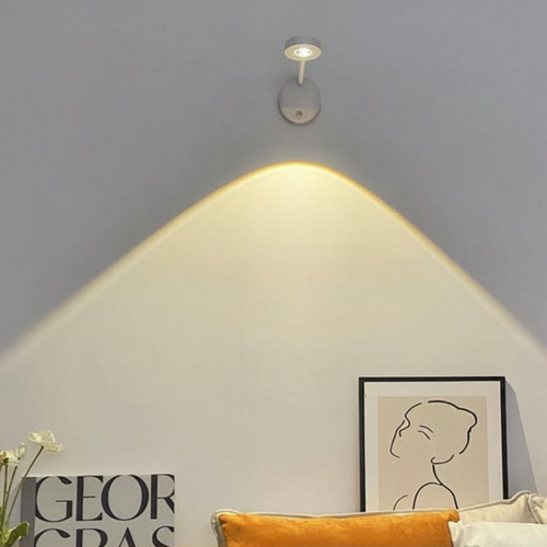 Cordless rechargeable LED wall sconce
