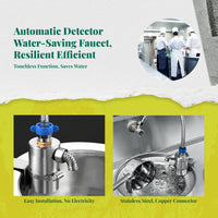 Automatic detector Faucet, Touchless Commercial Kitchen Sink Tap, Water-Saving, Easy Installation, Motion Detector, Hot and Cold Water blender