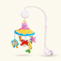 Musical Crib Mobile with Music Hanging Crib Mobile Soft Toy Soothing for Infants, Babies, Newborns