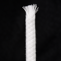 4mm Macrame Cord, 5m Braided Cotton Rope, Coreless Cord for Wall Hangings, Plant Hangers & Decoration
