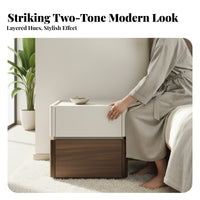 Bedside Storage modular block Minimalist and design Stacked stacked cube Side Cabinet Space-Saving