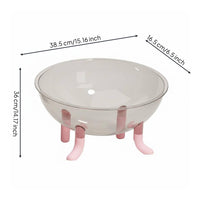Transparent Cat Bed Easy to Hygienic Area Capsule Cat Lounger Stable 4-Leg Design Pet Furniture for Summer