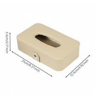 Space Saving Car Visor Tissue Box Compact Auto Add-on Universal Fit