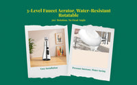 Faucet Aerator, 360° Rotatable Water-Saving Sink Extender