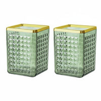 Upright Desk holder Luxury Design Fluted Brush holder multi-purpose for Home, School
