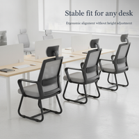 Ergonomic Office Chair with Headrest for Long Sitting Comfort