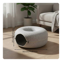 Donut Feline Tunnel Non-Stick Pet Supplies Detachable for Kittens