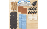235 Pieces Gentle Materials TCG Card Cleaning Set Scratch Free Trading Card Cleaning Kit Dust Removal Collectible Care Safeguarding Supplies