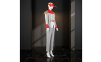 Character Costume Masked Authentic Cosplay Costume Party Cosplay Suit with Belt for Conventions, Photo Shoots