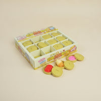 24 Pieces Squishy Delicate Bite Sum Press Toy Food-Shaped Bun Toy with Steamer Case Realistic Stress-Relief for Collectors
