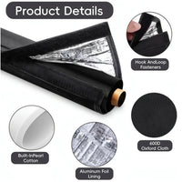 Air Conditioner Pipe Protective Cover with Aluminum Foil and Oxford Cloth