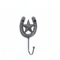 Textured Finish Cast Iron Wall Hook Home Storage Decorative