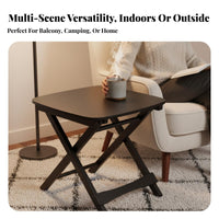 Foldable outdoor Table space-saving Portable Furniture Lightweight for Beach, Families