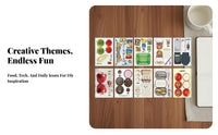 20 Sheets Shaped Memo Sheets Fun and Creative Die-Cut Notepad Set Multiple Designs Interactive Note Paper for DIY Enthusiast S, Artists, Crafting