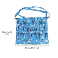 Multi-Pocket Egg Apron with Pockets Handsunrestricted Egg Collecting Apron Adjustable Sturdy for Homesteaders, Gardeners, Backyard Farm