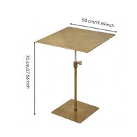 Adjustable Side Table Space Saving Sofa Side Table Compact for Small Areas