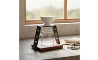 Coffee Station Bracket Stable Platform Wood Base Neat Setup for Office