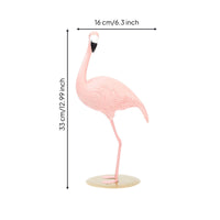 Resin Flamingos Ornament Creative Design Resin Flamingos-Themed Ornament for Living Room, Bedroom