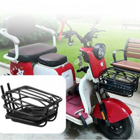 Electric Tricycle Front Basket Heavy Duty Vehicle Accessory Easy Installation