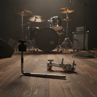 Drum Kit Extension Clamp Knurled Drum Clamp with L-Rod Adjustable Percussion Accessory for Drummers
