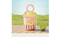 Transparent Fruit Washing Cup Compact Cup with Draining Basket Clear Fruit Washer Portable for Kitchen