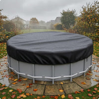 On-Ground-Ground Pool Cover Silver-Coated Round Pool Cover 210D Oxford Cloth