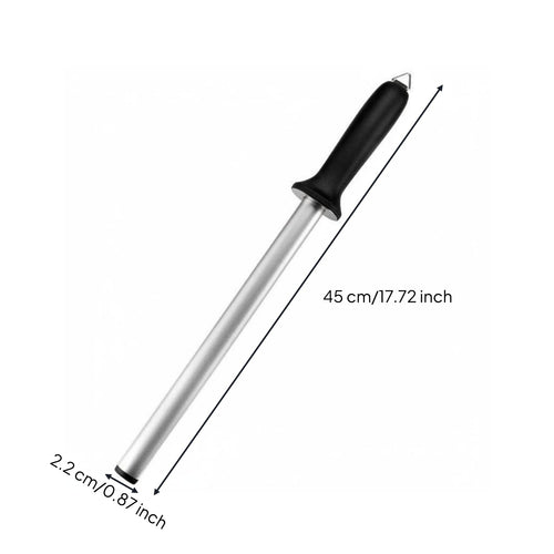Crystal Sharpening Rod Long-Lasting Crystal Coated Honing Tool Portable