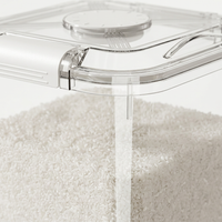 Rice Storage Container Large, Airtight Lid Measuring Cup, Food Storage Container Large Capacity, Thi - Image 9