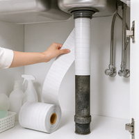 PVC Pipe Cover Wall Sticker for Sewer Gas Pipes Bathroom Decoration