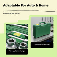 Steel socket wrench set for auto