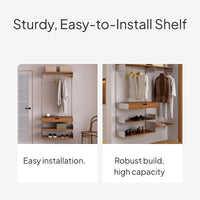 Modular Wall-Mounted Storage Rack for Home Display