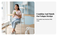 Stackable Plastic Shell Chair Nordic Aesthetic & Design Armless Shell Chair Modern Design Minimalist Stylish Appearance