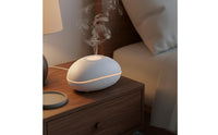 USB Powered Flame Effect Mist Disperser Quiet Operation LED Flame Humidifier Timer Function for Bedroom, Spa, Meditation Studio