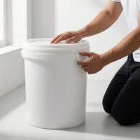 Round Honey Bucket with Lid Smooth 25 L Water Bucket For Storage Reusable