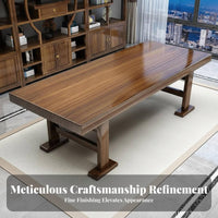 Elegant Aesthetic Chinese Design Tea Ceremony Table Mortise and Tenon Joinery Room Furniture Multi-Functional Design Water Drainage Feature for Office Professionals, Homeowners, Gift Givers