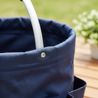 Foldable Garden Tool Bag Oxford Cloth Foldable Utility Basket Multiple Pockets Portable Cleaning Carrier for Gardeners, Gardening, Camping