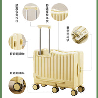 儿童行李箱20寸可坐骑拉杆箱密码箱拉链登机箱万向六轮旅行箱耐磨