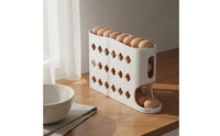 Weighted Feed Egg Holder Space Saving Rolling Egg Dispenser Keeps Eggs Crisp