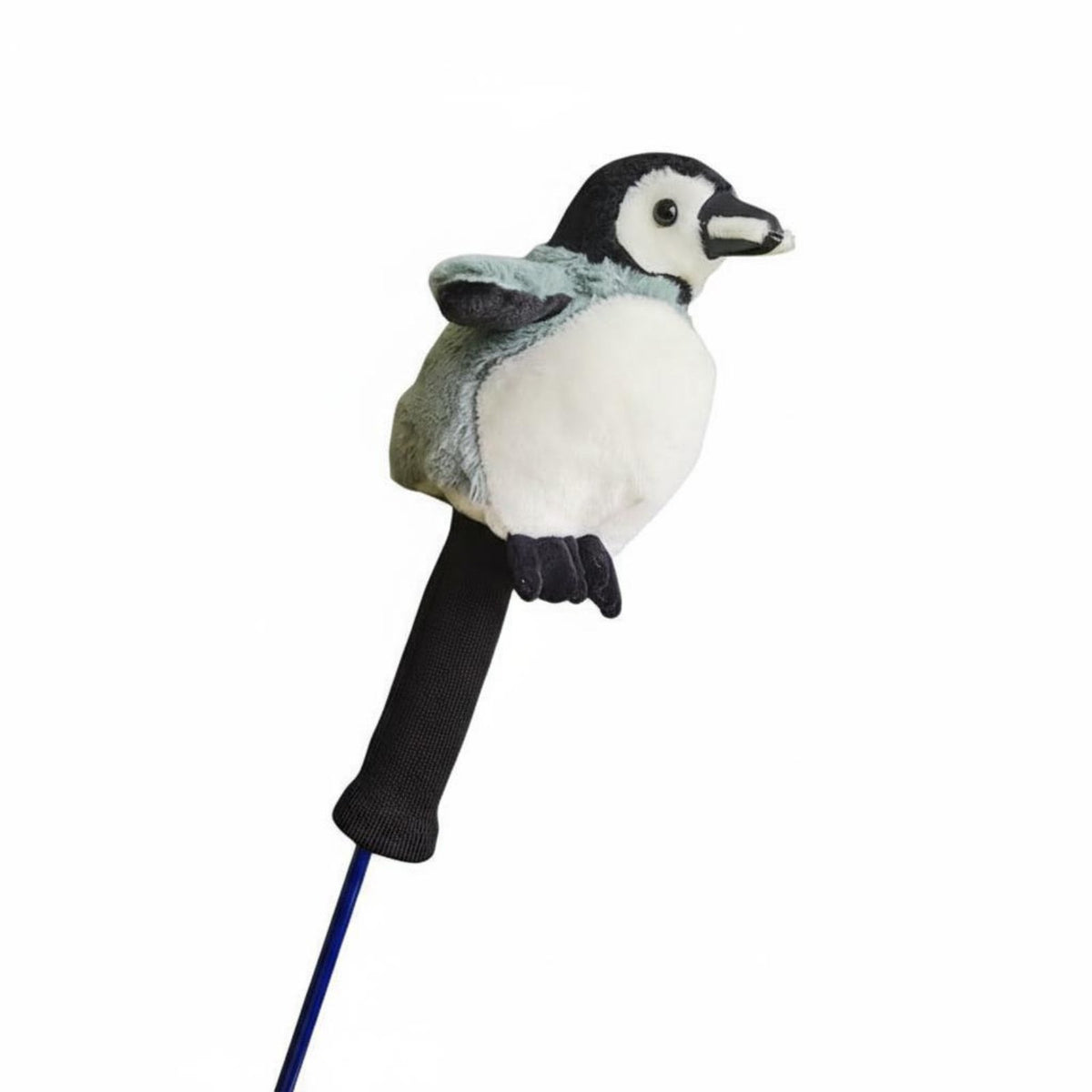 Soft Golf Cover with Knit Sleeve Sheltering Penguin Golf Club Cover Novelty Penguin Headcover for Golfers