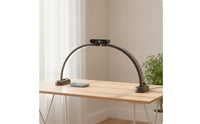 Foldable Crescent Lamp LED Crescent Light Curved Manicure Table Light Dimmable for Beauticians