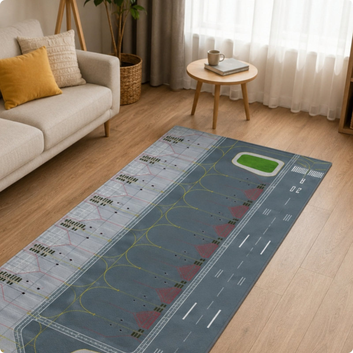 1:400 Aircraft Airport Background Simple Board to Clean Airport Diorama Mat Wear-Resistant