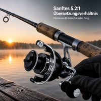 Full Metal Spinning Fishing Reel for Lure and Surf Casting
