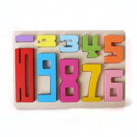 Counting Numeral Puzzle Board Matching Number Puzzle Stacking Educational Toy Learning for Toddlers, Playroom