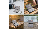 Compartmented Tackle Box with Transparent Lids Clear Fishing Tackle Box with Accessories Organized for Travel