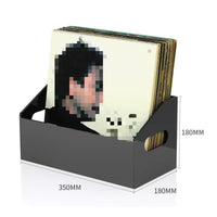 Transparent LP Display Rack Easy to Clean Acrylic Vinyl Album Storage Box