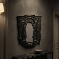 Dollhouse Miniature Baroque Design Wall Frame Balanced Gothic Wall Frame Classic Residence Miniature Scene Decoration
