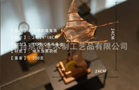 厂家直销魔鬼鱼齿轮手工木制桌面摆件家居生日礼物实木创意