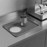Espresso Machine Topper Mat Shielding Tamper Mat with Storage Area Waterproof