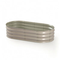 Oval Raised Garden Bed Outdoor Metal Garden Bed Long-Lasting for Gardeners
